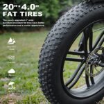 Adult Electric Bike 20"*4.0" Wide Tire Electric Bicycle Electric Bike, 750W Motor Electric Bike, Bicicleta electrica para adultos, Range 55 Miles, 28 mph 48V 13Ah E- Bike. - Image 5