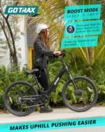 Gotrax 26" Electric Bike, Max Range 30Miles(Pedal-assist1) & 15.5/20Mph Power by 250/350W, 3 Riding Modes & Adjustable Seat, 7-Speed & Front Shock Absorber, Commuter Electric Bicycle for Adults. - Image 4