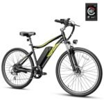 Heybike Race Max Electric Bike for Adults with 750W Peak Motor, 28mph Max Speed, 600WH Removable Battery Ebike, 27.5" Electric Mountain Bike with 7-Speed and Front Suspension.