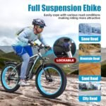 1000W Electric Bike for Adults, 28 MPH Ebikes 48V 13AH Removable Lithium Battery Electric Mountain Bike. - Image 4