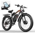 Electric Bike for Adult, Peak 3000W Dual Motor Ebikes, 23Ah/48V Electric Bike 36MPH Fastest Ebike, 90 Miles Electric Bicycle, 26x4.0 Fat Tire E Bikes for Men, Dual Hydraulic Disc Brake, 7 Speed Gears.