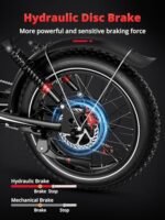 S8 Peak 3000W Dual Motor AWD Electric Bike for Adults 48V 25Ah Ebike 35MPH Electric Bicycles 75+ Miles Max Range Hydraulic Disc Brake Full Suspension Fork 7-Speed Electric Bike. - Image 6