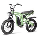 Urban Go Electric Bike for Adults, 750W Peak Motor & 624Wh Removable Battery, Up to 30MPH & 50 Miles(PAS), 20'' Fat Tire Electric Motorcycle with Suspension, Ebike for Mountains, Snow, Sand, Road.