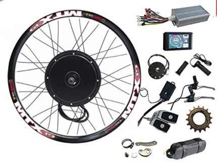 NBPOWER 135mm dropouts e-Bike kit 48V-72V 3000w e Bike Conversion Kit 100km/h Speed,3000W ebiken kit with Alarm Lock.