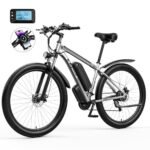 E·Bycco 29'' 1000W Motor Electric Bike for Adults 32MPH with 48V 17.5AH Battery Up to 65 Miles 21 Speed Mountain Ebike, Pedal Assist Throttle Class 3 Electric Bicycle for Commuter E Bike.
