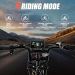 V93 Moped Electric Dirt Bike 1500W Motor, 32MPH Speed, 48V 15.6 Battery, Long Range 30-60 Mile, 20" Fat Tire, Full Suspension & Hydralic Brake. - Image 5