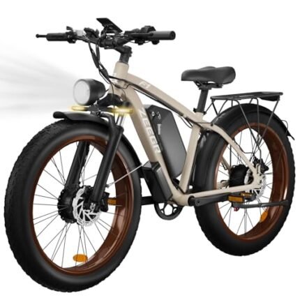 Electric Bike for Adults,26" Fat tire with 2000W Ebike 48V 22.4AH Battery 35MPH Ebike 7-Speed with Dual Hydraulic Disc Brake.