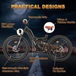 FREESKY WARRIOR PRO Peak 2800w Dual Motor Electric Bike for Adults with APP Control, 38+mph 48V 25Ah SAMSUNG Cells Battery Electirc Mountain Bike, Full Suspension Fat Tire E Bike, Off-road E Bicycle. - Image 6