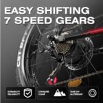 Electric Bike for Adults,1500W/750W,52V 21/19Ah 32-37MPH, 30-60Miles Range 26”Fat Tire Electric Bike Beach Snow Mountain Bike, Dual Hydraulic Disc Brakes Electric Bike Full Suspension. - Image 6