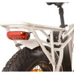 DJ Folding Bike 750W 48V 13Ah Power Electric Bicycle, Pearl White, LED Bike Light, Suspension Fork and Shimano Gear. - Image 7