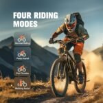 Electric Bike for Adults with 1000W Peak Motor 27.5" Electric Bicycles 48V15AH Removable Battery Ebike,32MPH Mountain Bike 21 Speed Ebikes,Front Suspension Electric Bikes. - Image 2