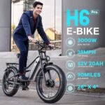 Electric Bike for Adults, Peak 1500W/3000W Single/Dual Motor, up to 35-38 MPH and 90 Miles Range, 1196Wh Battery, 26" x 4.0" Fat Tire Full Suspension 7 Speed Adult Electric Bicycles for Commute. - Image 2