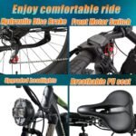 Electric Bike for Adults, Nexusrider Su7 2000W Dual Motor Electric Bicycle, 7 Speed 35MPH MTB, 48V 22.4AH 26 in Fat Tire Ebike with Full Suspension, 90 Miles Single & Dual Drive Switching. - Image 4