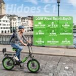 Peak 1200W Moped Style Electric Bike for Adults - 20''×3.0" Fat Tire Electric Bicycle with 624WH, 25MPH & 45 Miles Folding Ebike with Backrest for Commuting Mountains Snow Beach (US Warehouse). - Image 2