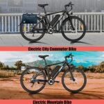 ZNH Electric Bike, 26'' E Bike for Adults 350W Electric Commuter Bike/Mountain Bike, Adult Ebike with Removable 36V/10AH Battery UL Certified, Electric City Bicycles for Adult/Shimano 21-Speed. - Image 4