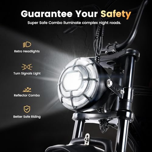 Version 1.0.0 CycRun Electric Bike for Adults 750W Motor with 374.4WH Battery, 20MPH 55Miles Moped Style Ebike for Adults, 20" Fat Tire Commuting Off Road Mountain Ebike with Hydraulic Suspension, UL2849. - Image 5