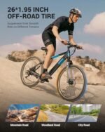 Electric Bike for Adults,36V Built-in Invisible Removable Battery,350W Brushless Motor(Peak 450W) Electric Mountain Bike,26" Tires&Front Fork Suspension,UL Certified 7-Speed. - Image 4