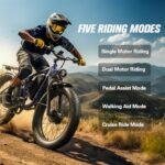 Electric Bike for Adults,1000/2000W Motor 35MPH,52V 20AH Battery,26" Fat Tire Ebike,Max 90 Miles E Bike for Men, Full Suspension,Hydraulic Brake 7-Speed Gears for Beach Mountain Electric Bike. - Image 2