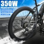 SUDOO YOCLE 26" Electric Bike for Adults with 288Wh 36V 8AH Removable Battery, 40Miles 20MPH Electric Mountain Bike with 350W Brushless Motor, Ebike Light Weight, Electric Bicycles with 7-Speed. - Image 2