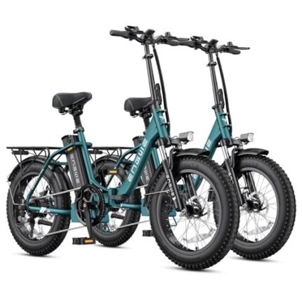 ENGWE 1125W Electric Bike for Adults, L20 2.0 20''×3.0" Fat Tire Electric Bicycle 52V 13Ah Removable Battery Max Range 68Miles & 28MPH for Urban Commuters,7 Speed Mountain Ebike with Dual Suspension