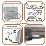Hyperax Special Combo -Patented Lift Assisted Volt Lift with 2X E-Bike Adapter Up to 80lbs eBikes for RV, Camper, Motorhome Toad. - Image 5