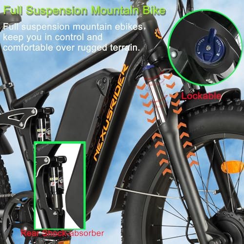 Version 1.0.0 Dual Motor 2000W Electric Bike for Adults, 48V 22.4Ah 35MPH 60Miles Long Range E-Bike, 26"*4.0 Fat Tire Off Road Snow Mountain Ebike, Dual Hydraulic Disc Brake E-Bikes 7 Speed. - Image 3