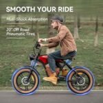 LET IT GO B10 Electric Bike for Adults, 20" Electric Mountain Bike, Off Road All Terrains E Bike, Electirc Bicyle 1000W 48V 13AH, 37 MPH & 35Miles. - Image 6