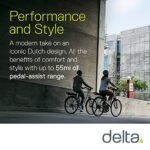 Electric Bike, Delta Cycle rDrive Ebike - 396Wh Lithium-Ion Battery, 55 Miles On A Single Charge - 7 Speed Shimano Gear System, Front & Rear V-Brakes - Safety Lights, Storage Rack & Kickstand. - Image 6