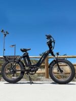 HAOQI Antelope Black Electric Bike for Adults 48V 25AH Removable Dual Lithium Battery, 750W Motor, 20" x 4.0 Fat Tire Step-Thru Ebike up to 28MPH, 7-Speed. - Image 4