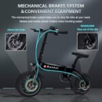 RANHOT 14'' Folding Electric Bike for Adults,Ebike with 36V 7.8Ah Battery,20 Mph Max Speed，Power by 500W Commuting E-Bike, Weighs Only 39lbs. - Image 5