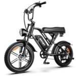 V9-G60 Peak 1500W Ebike, 48V 20Ah(960WH) Removable Battery, 72Miles &32MPH,20" Fat Tire Dirt Bike,7 Speed Gears,Dual Shock Absorber, Adults Electric Bike for Mountains, Snow, Sand, Road.