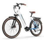 Electric Bike for Adults 1000W Peak 150N.M Mid-Drive with Torque Sensor, 27.5" Dual Suspension Ebikes for Adults, 672Wh Removable Battery up to 50 Miles, 7-Speed Step-Thru City Ebike.