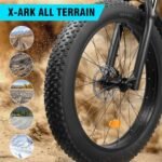 1000W Adult Electric Mountain Bike, 26 "Adult Electric Bicycle 48V 16AH, 7-Speed Fat Tire Electric Bicycle, Detachable Battery, All Terrain, Blue. - Image 5