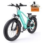 ENGWE E26 1000W Electric Bike for Adults, 26" *4.0" Fat Tire E-Bike with 48V 16Ah Removable Lithium-Ion Battery, Range 87Miles 28MPH 7 Gears Commuting Mountain Ebike.