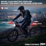 Electric Bike for Adults - 2000W Ebike with 37MPH 50Miles Range, 26'' x 4.0'' Off-Road Fat Tires Bicycle,52V 22Ah Removable Battery Electric. - Image 4