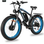 2000W Dual Motor Ebike for Men Women,35 MPH E-Bike 48V 20Ah Removable Battery 86Mile,All Terrain 26" Fat Tire Electric Bike for Adult with Dual Hydraulic Brake,21 Speed,Lockable Suspension.