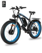 2000W Dual Motor Ebike for Men Women,35 MPH E-Bike 48V 20Ah Removable Battery 86Mile,All Terrain 26" Fat Tire Electric Bike for Adult with Dual Hydraulic Brake,21 Speed,Lockable Suspension.