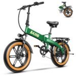 Electric Bike for Adults with Peak 1000W Brushless Motor,70Miles 28MPH Commuting Electric Foldable Bike with 48V15A Removable Battery,7-Speed Electric Bicycles,20" Tires and Front Suspension Bicycles.