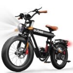 Electric Bike for Adults - 1300W 20" Fat Tires EBike, 960Wh Removable Battery Bicycle, with Dual Suspension & Hydraulic Brakes Motorcycle, 7-Speed, 32MPH, Pioneer.