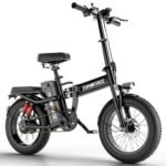 T1/Z2/Z1 Electric Bike for Adults 1500W/1200W/1000W Peak Motor, 30/26 mph Folding Ebike, 16"/14" Adults Electric Bicycles, 20Ah Battery, 40/38 Miles PAS Range, Lite Folding EBike for Teens. - Image 7
