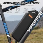 Electric Bike for Adults with 500W Motor, 48V 13AH Removable Battery, 26" Electric Bicycle Fat Tire E-Bike 22MPH 50Miles Mountain Beach Snow E-Bike, 7 Speed Gear, UL 2849 Certified. - Image 3