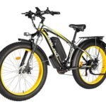 Electric Bike for Adults,Fat Tire Ebike 1000W (Peak 1200W) Electric Mountain Bike Up to 31MPH,26" Electric Bike Long Range with UL 48V/17.5Ah Removable Battery, 21-Speed.