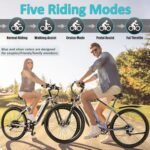 E·Bycco Electric Bike for Adults, 29” 750W, 48V 17.5AH Battery, 33MPH &65Miles Long Range Electric Mountain Bike, 7-Speed Pedal Assist Throttle E-Bike, Waterproof Commuter Electric Bicycle for Men. - Image 6