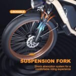 Electric Bike for Adults,Dual Motor AWD 2000W(Peak 3000W) Removable 48V/22.4AH Battery E-Bike 26'*4.0' Fat Tire Electric Bicycle with 7 Speed. - Image 5