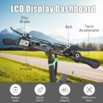 Dorida Foldable Electric Bike for Adults,Hidoes 750W Folding Ebikes for Adults,13Ah Removable Battery 40Miles E Bike Electric Bicycle for Commuting 20" Tire,Dual Suspensions. - Image 5