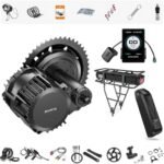 BAFANG 1000W Mid Drive Kit : BBS03 HD 52V 48V Motor with Battery (Optional), 8Fun M615 Motor with Display & Chainring for BB 68mm, G320 DIY Electric Bike Conversion Kit for Mountain Road Ebike.