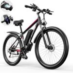 Electric Bike for Adults,750W Brushless Motor,21 Speed Gear,32MPH 55 Miles Ebike,48V15Ah Removable Battery Electric Mountain Bike,Commuting E Bike with Fork Suspension.