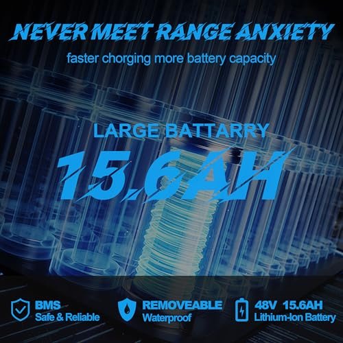 Version 1.0.0 V20 3.0 Ebike 1000W Brushless Motor, 48V/15Ah Lithium Battery, 20" x4.0 Fat Tire, Snow, Road, Mountain Adventure Electric Bicycle. - Image 5