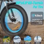 Electric Bike for Adults, 1500W 36MPH Ebike,26'' X 4.0 Fat Tire Beach Mountain Bikes 48V 20AH BMS Battery Adult Commute Electric Bicycles Shim 7-Speed UL2849. - Image 7