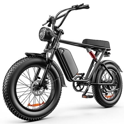 Electric Bike for Adults，Dual Motor Ebike，1000W/2000W Electric Bike，Fat Tire Electric Bike with 48V/20AH/23Ah Battery，80 Miles Bike Electric,12-Speed E-Bike and Passed UL&GCC Certification.